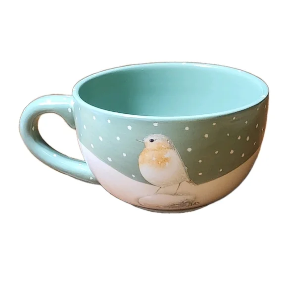 Marjolein Bastin Nature’s Sketchbook “Winter Snowbird” Hallmark Mug - Picture 2 of 12